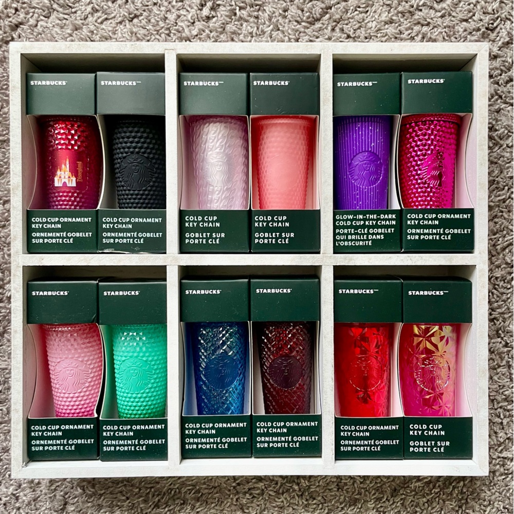 Starbucks 12 Keychain / ornaments collection